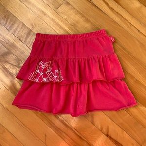 3/$25 Red Ruffled Skirt for 5-6 year old